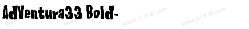 AdVentura33 Bold字体转换